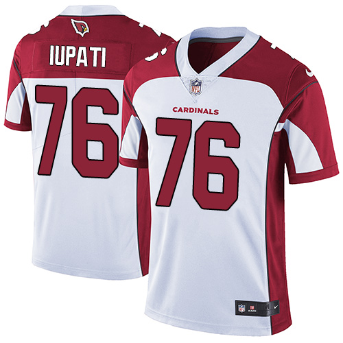 Nike Cardinals #76 Mike Iupati White Men's Stitched NFL Vapor Untouchable Limited Jersey